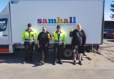 Medarbetare på Samhall i Norrbotten.