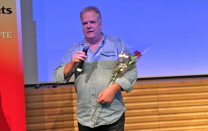 Ronny Markusson får förbundets förtjänttecken i guld